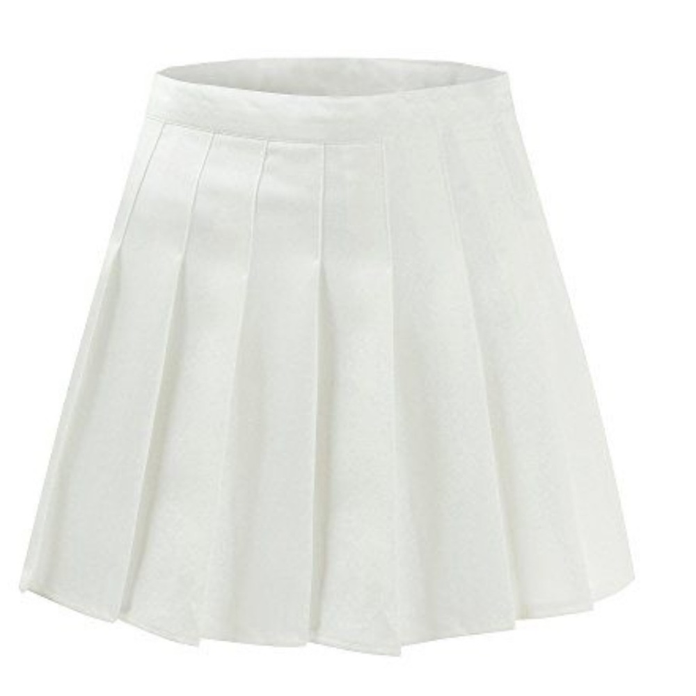 Makroyl Women High Waist Pleated Dresses for Teen Tennis Scooters Mini Skirts